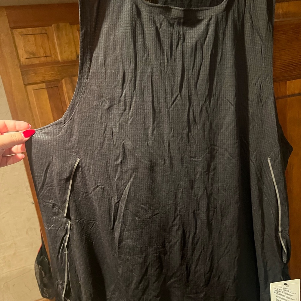 Lululemon Athletica Gray Textured Top